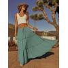 image:imageonlypuff Maxi Skirt for Women Boho Western Skirts High Waist Long Skirt with Pockets Fall Festival Outfits Clothing02 Spearmint